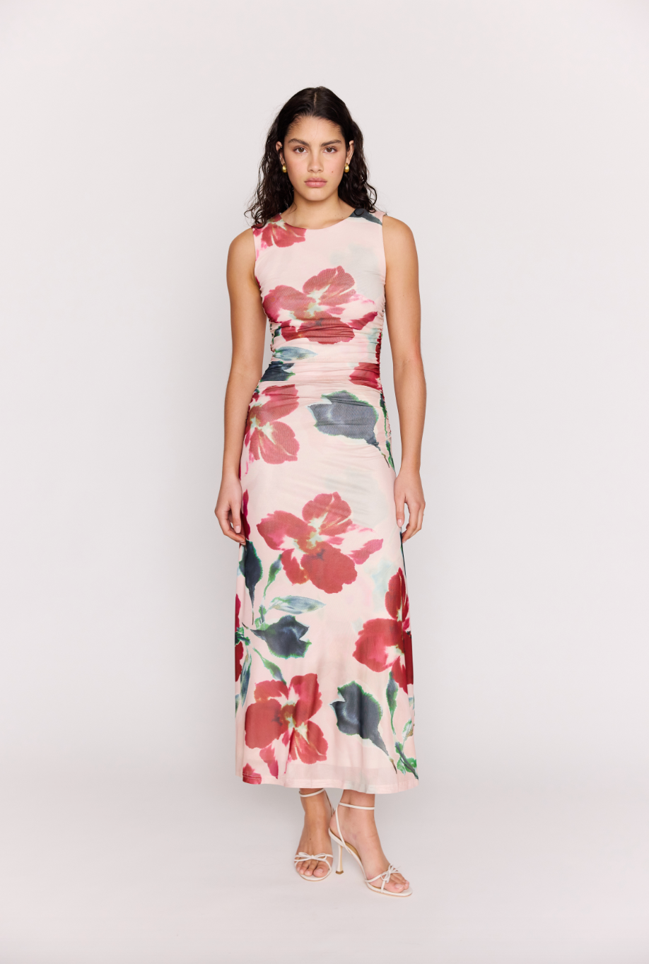 Arabella Mesh Midi Dress