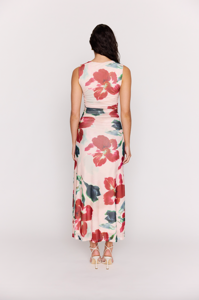 Arabella Mesh Midi Dress