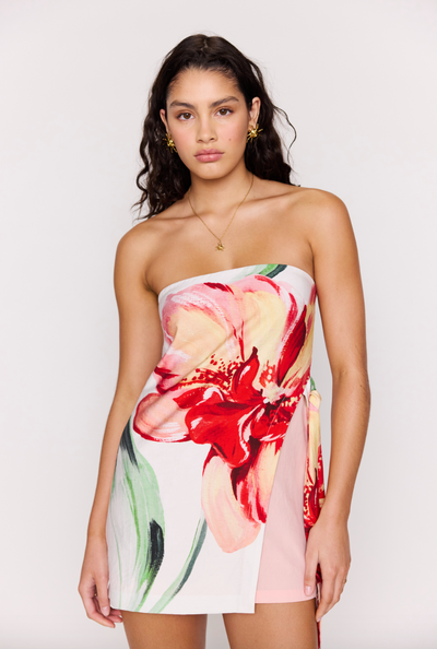 Zinnie Tie Side Mini Dress
