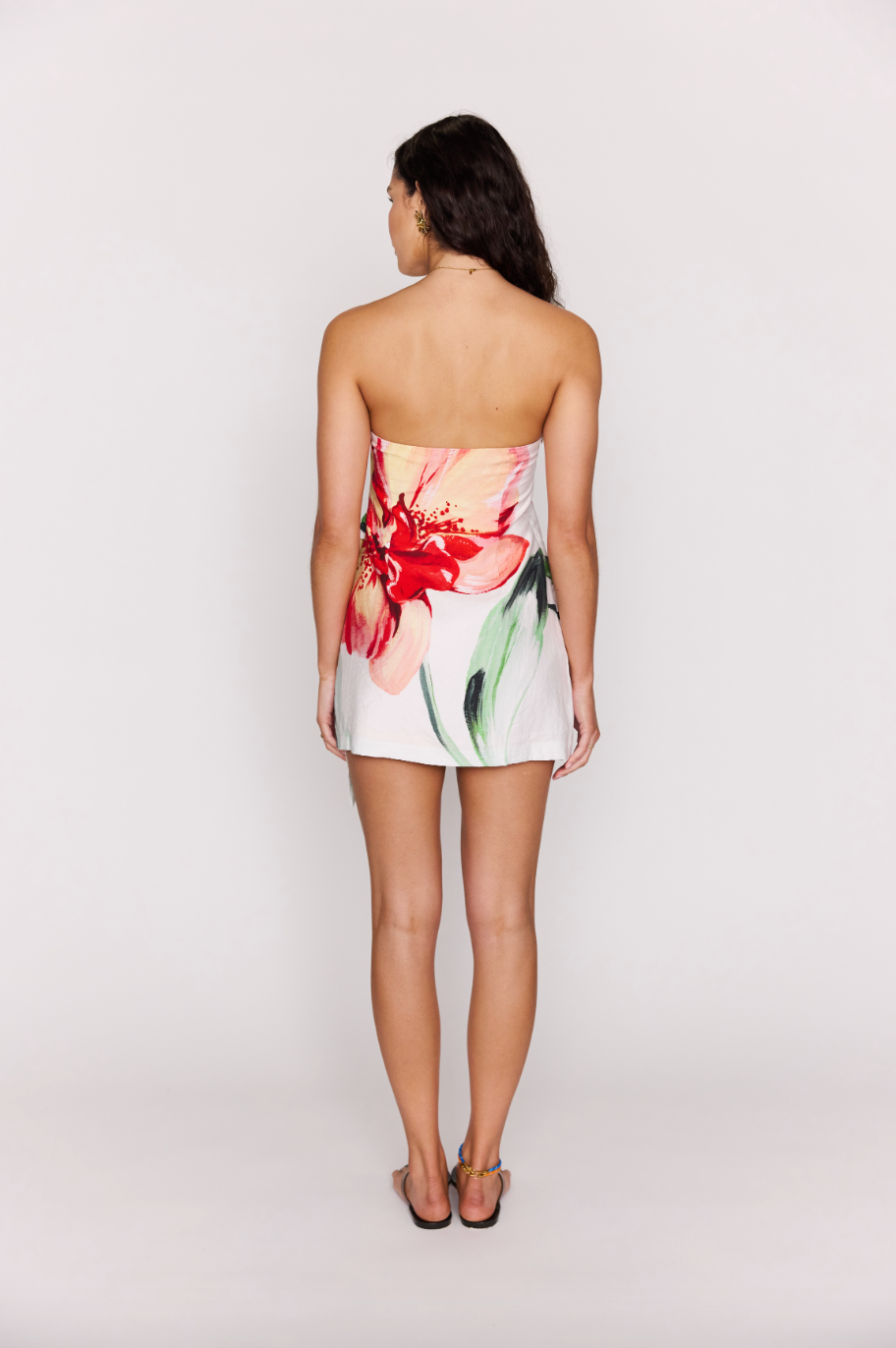 Zinnie Tie Side Mini Dress