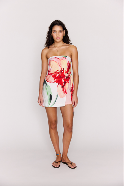 Zinnie Tie Side Mini Dress