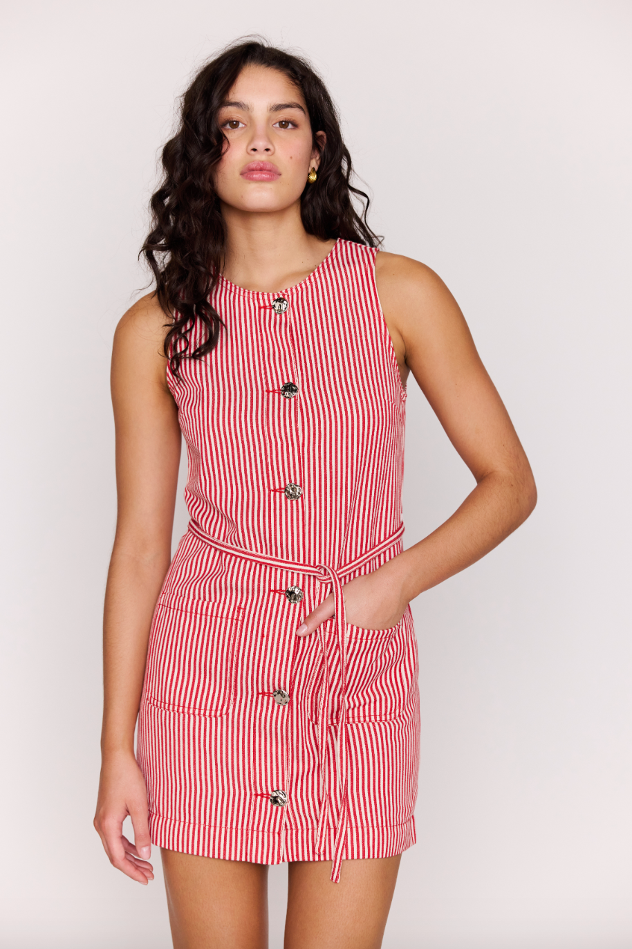Freya Stripe Shift Dress