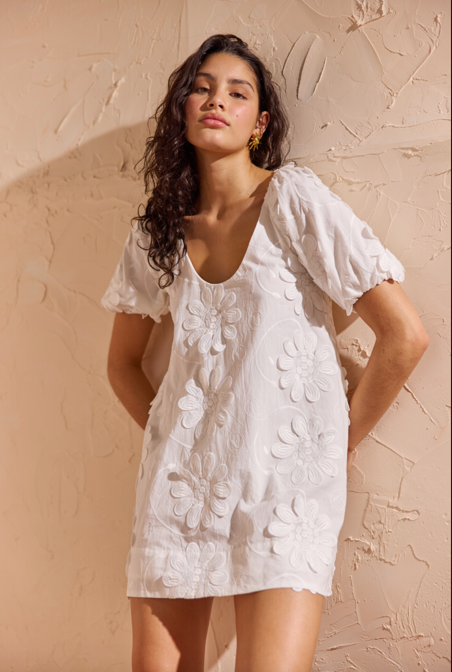 Alessia Smock Mini Dress