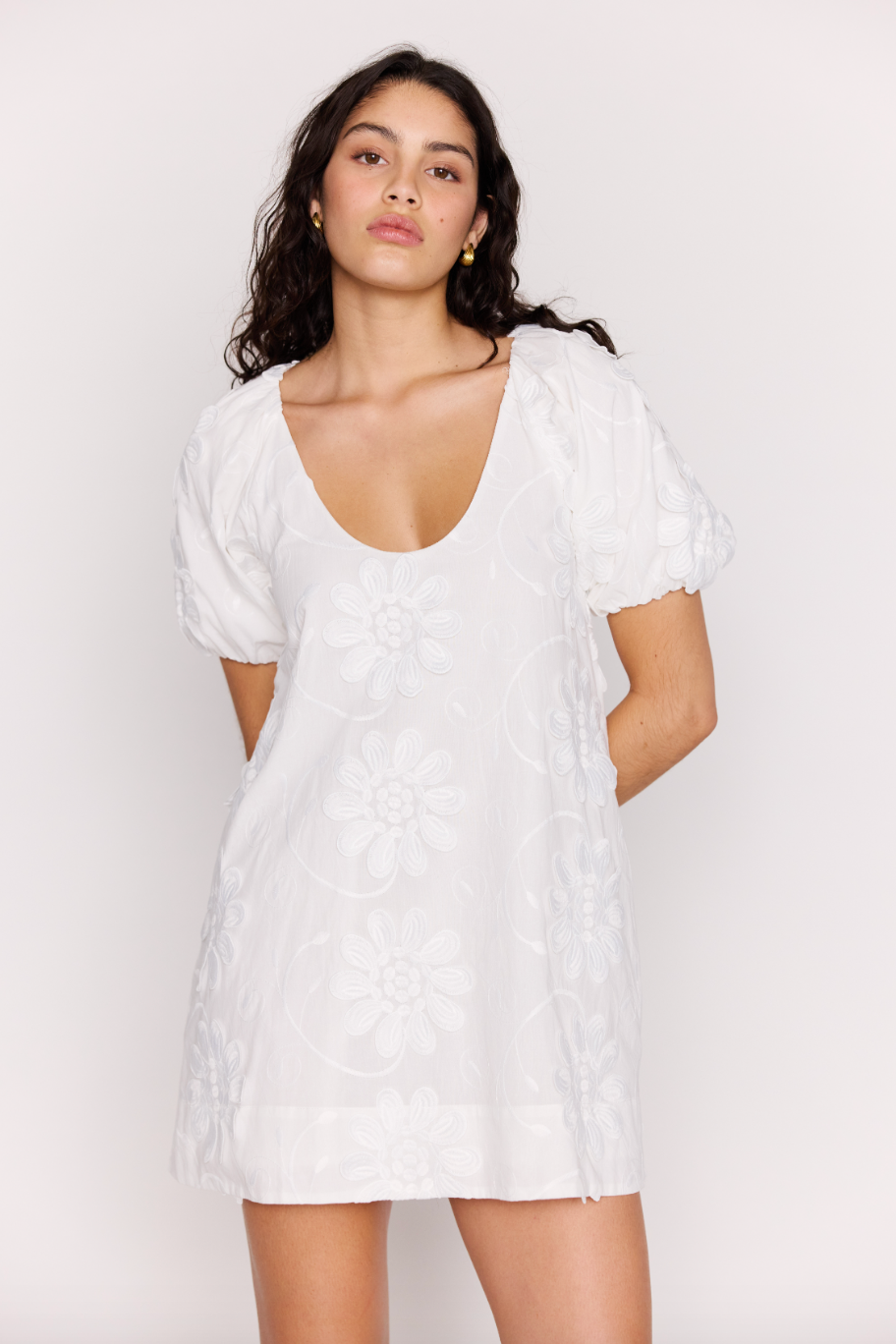 Alessia Smock Mini Dress