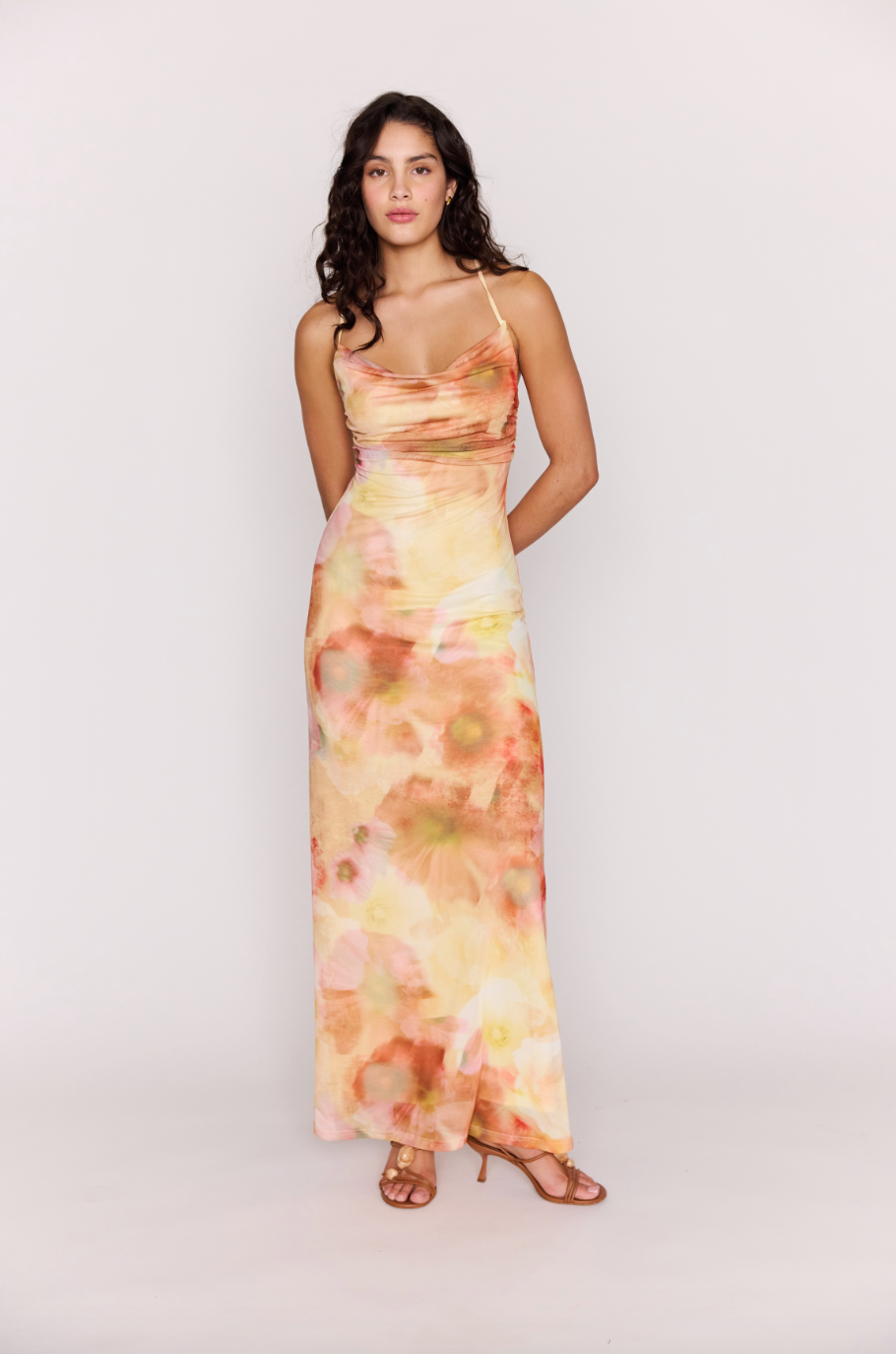 Aria Mesh Maxi Dress