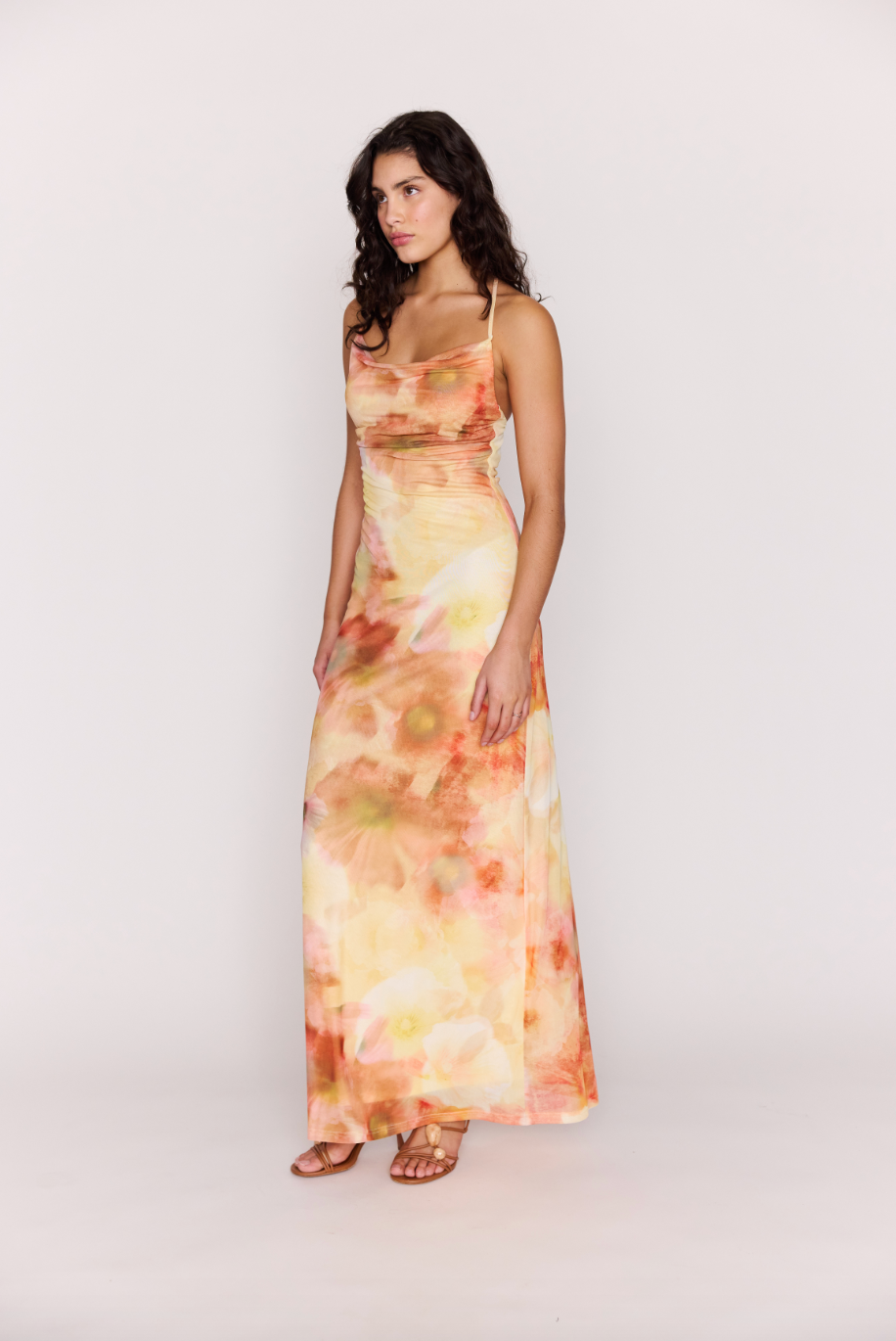 Aria Mesh Maxi Dress