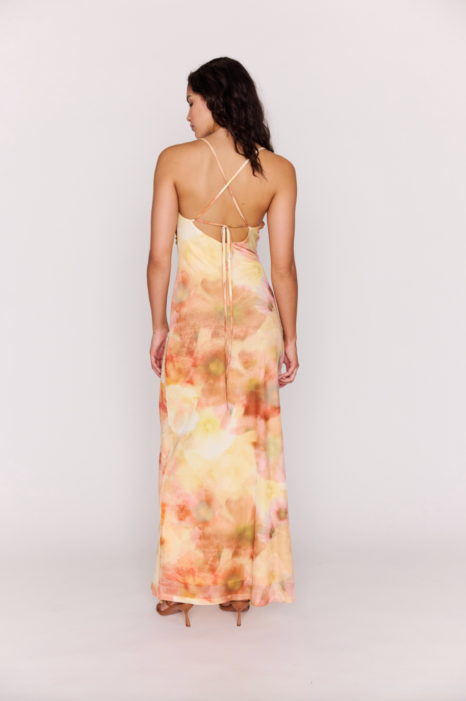 Aria Mesh Maxi Dress