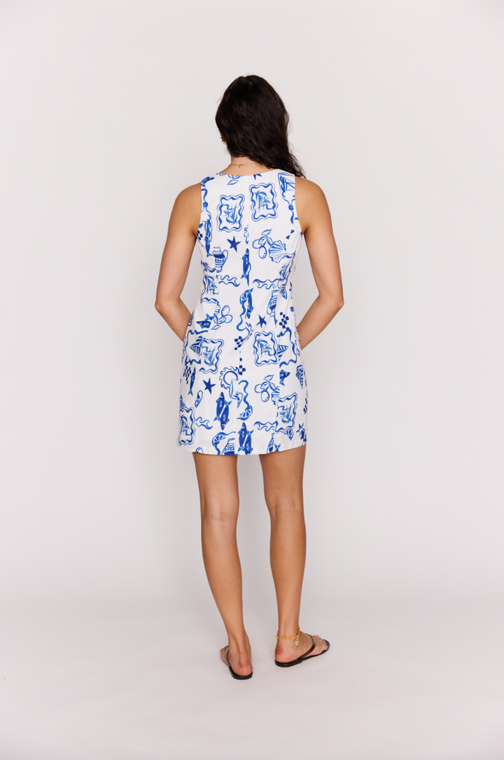 Baci Button Up Mini Dress