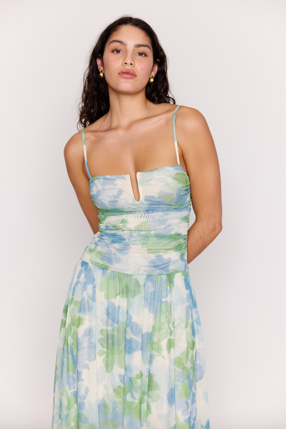 Carrie Mesh Maxi Dress