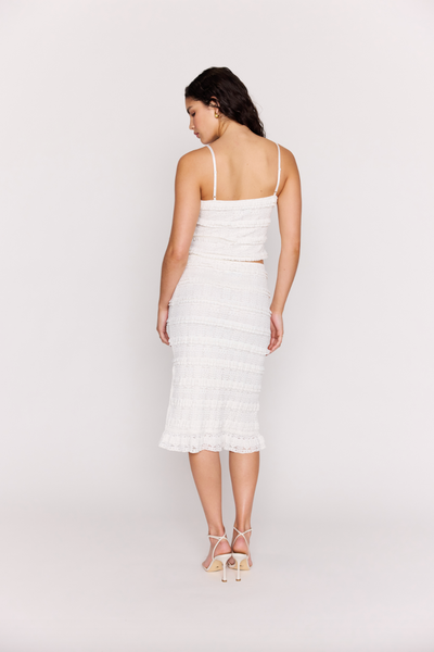 Sophia Lace Midi Skirt
