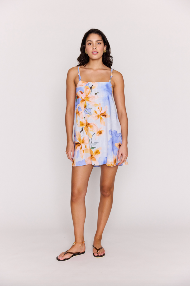 Sunspell Knot Strap Mini Dress