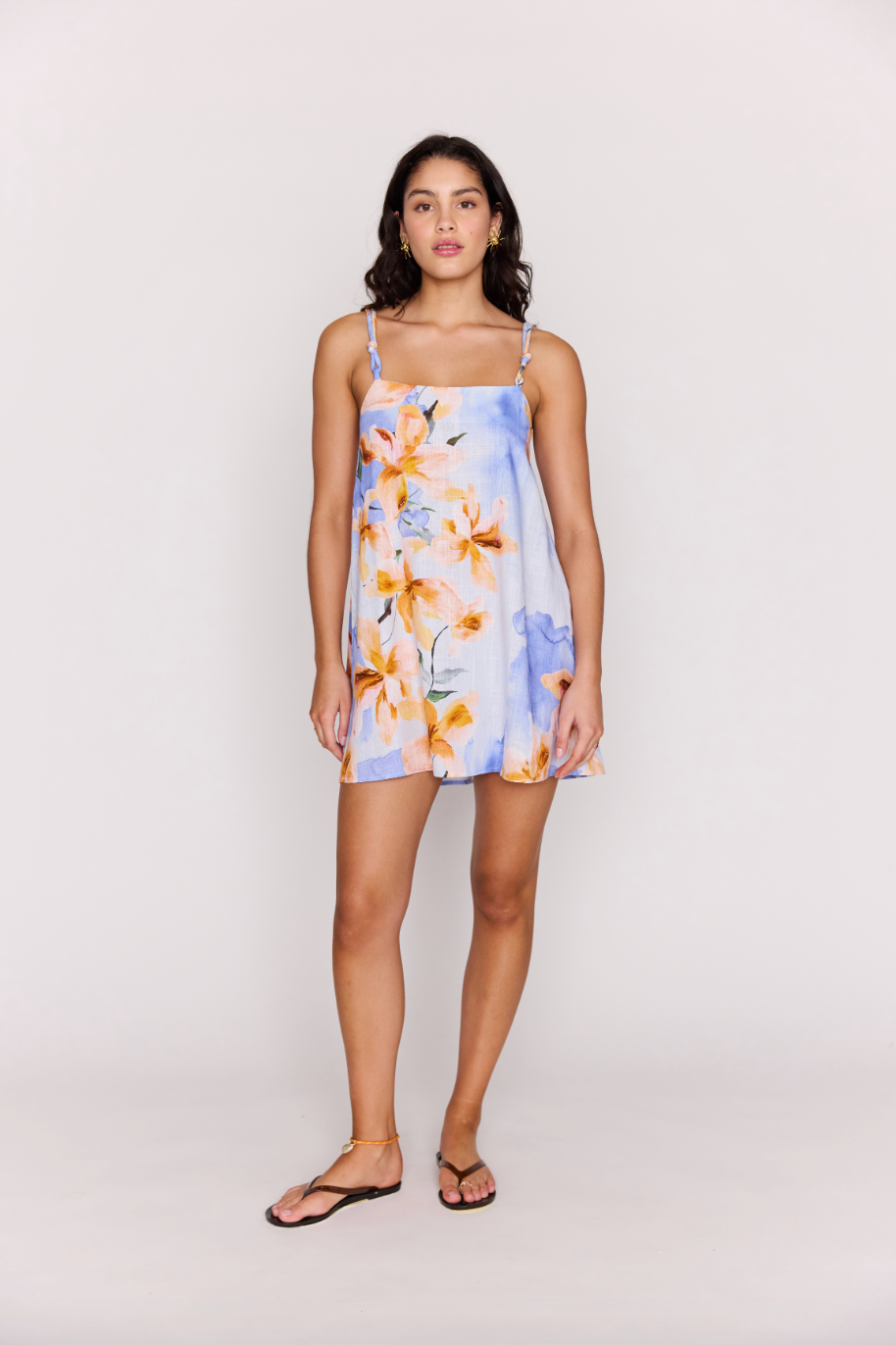Sunspell Knot Strap Mini Dress