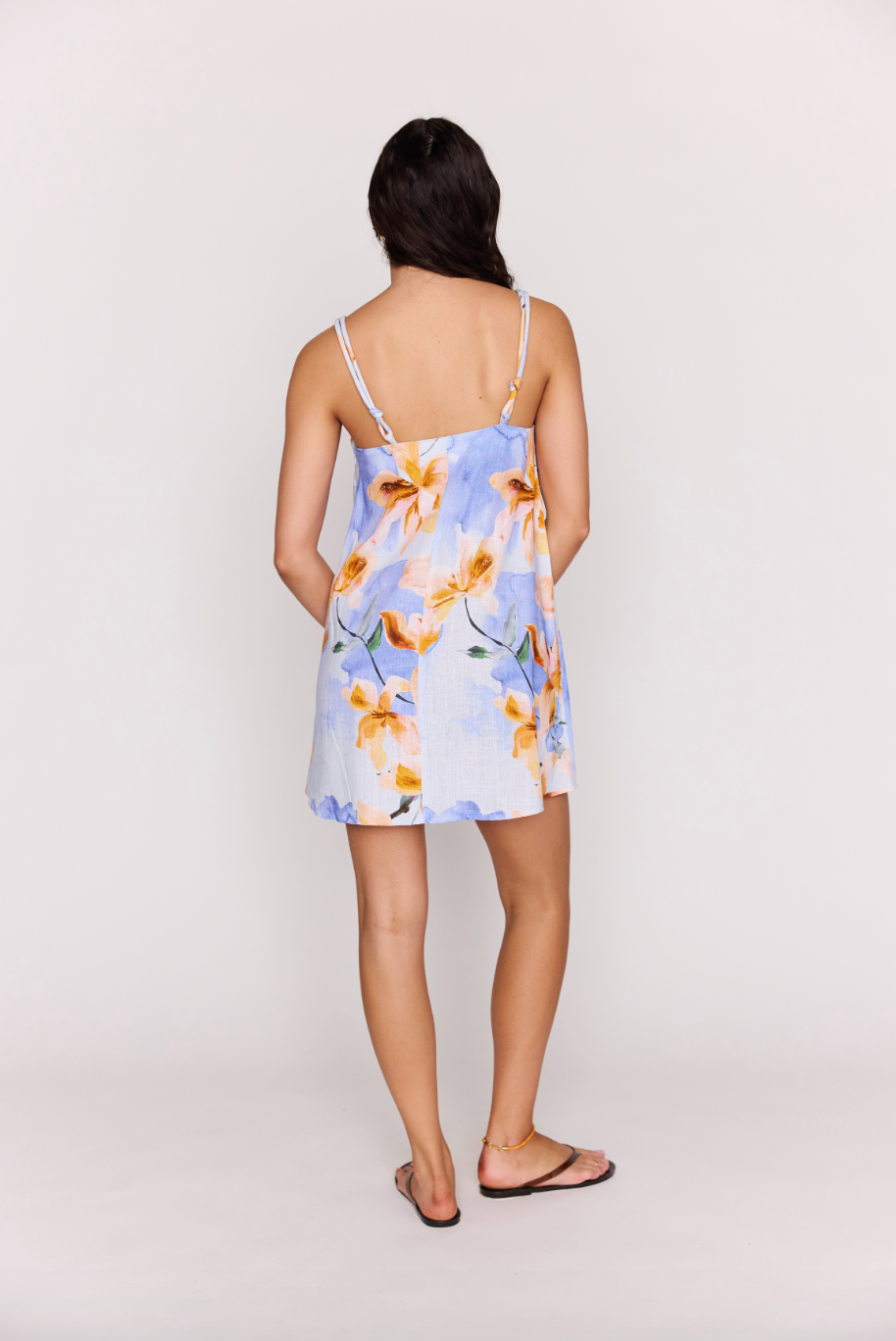 Sunspell Knot Strap Mini Dress