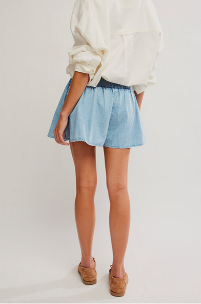 Paradise Found Denim Skort