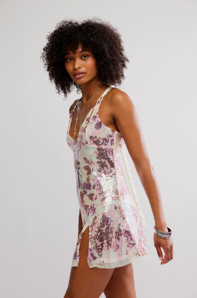 Dazzle Me Sequin Jacquard Dress