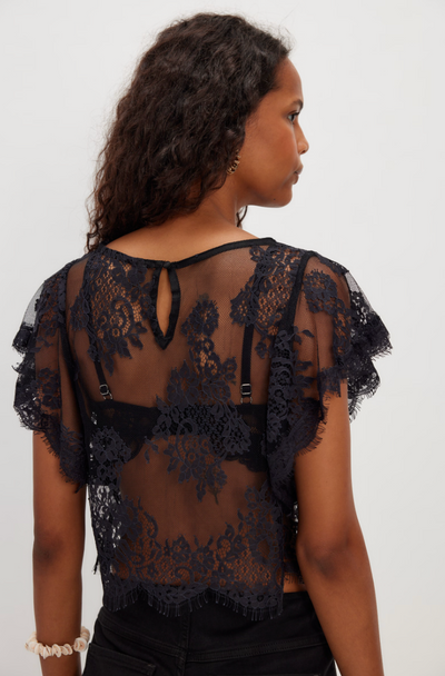 Lunar Ash Lace Top
