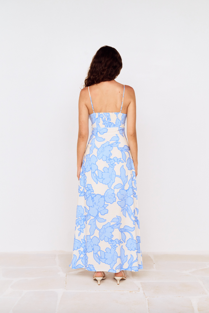 Alessia Twist Front Midi Dress