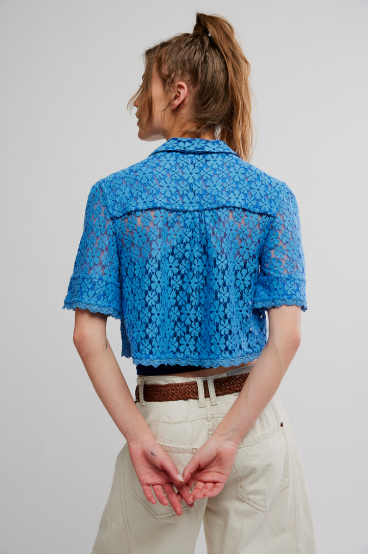 Mannie Lace Buttondown