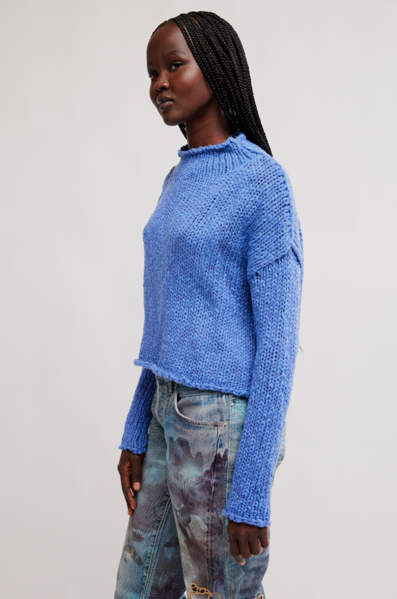 Opal Sweater in Peri Blue