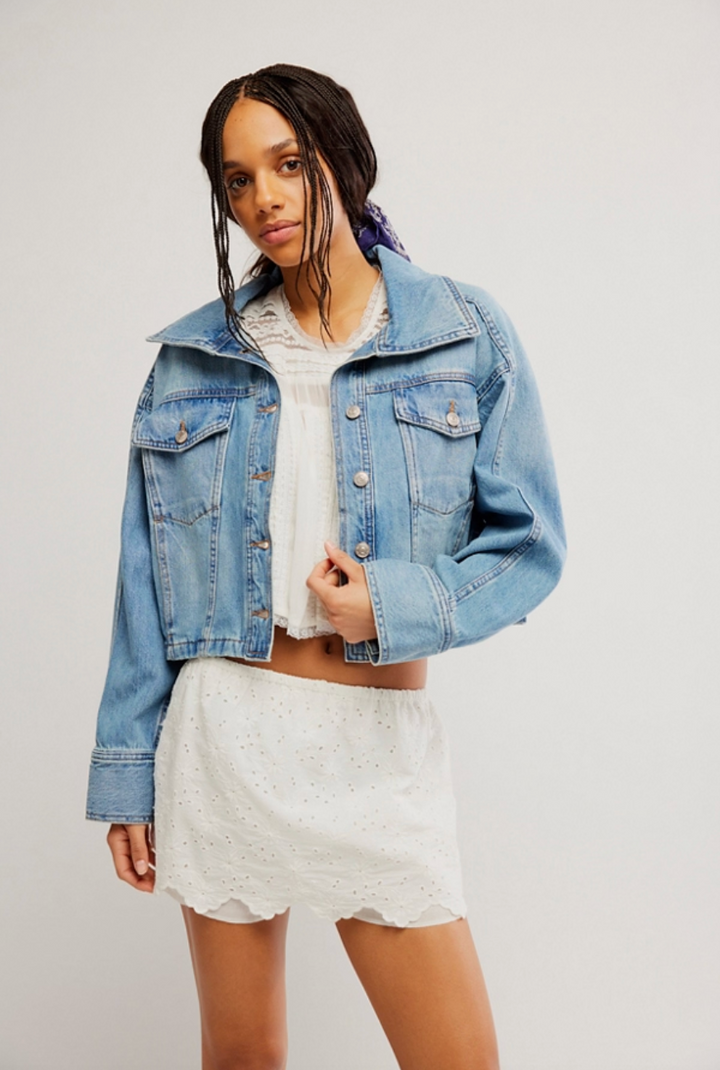 Side To Side Jacket in River Wash