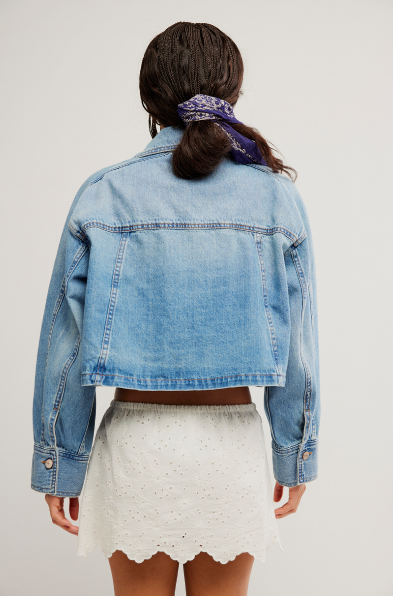 Side To Side Jacket in River Wash