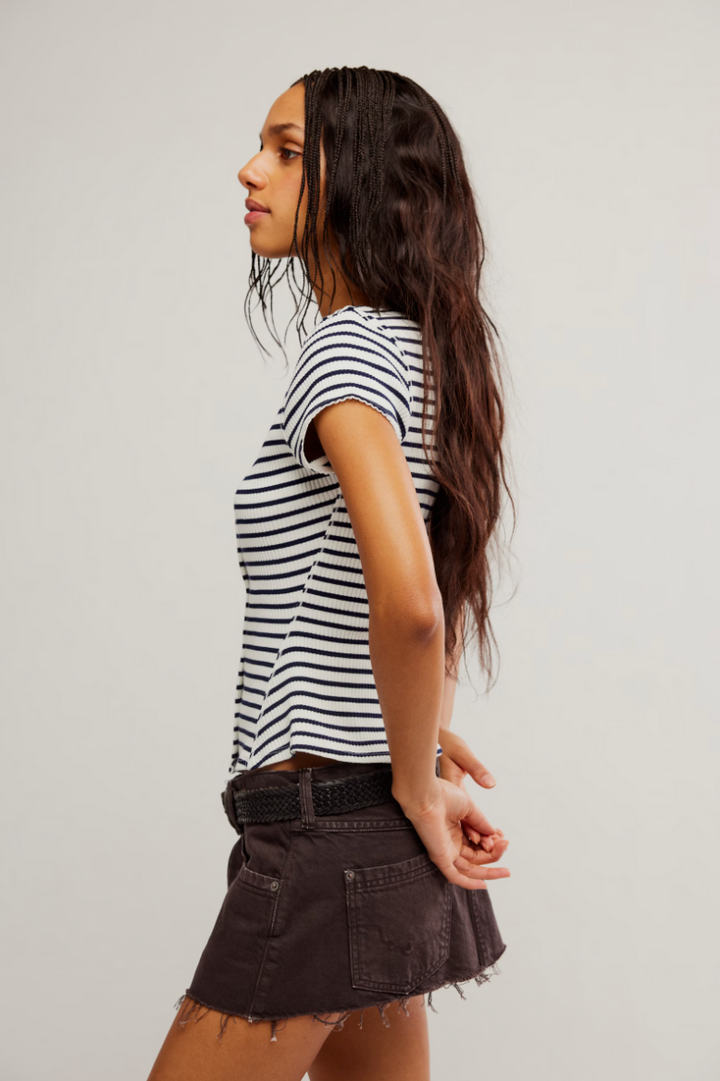 Most Wanted Striped Cardi in Black &amp; White Stripe