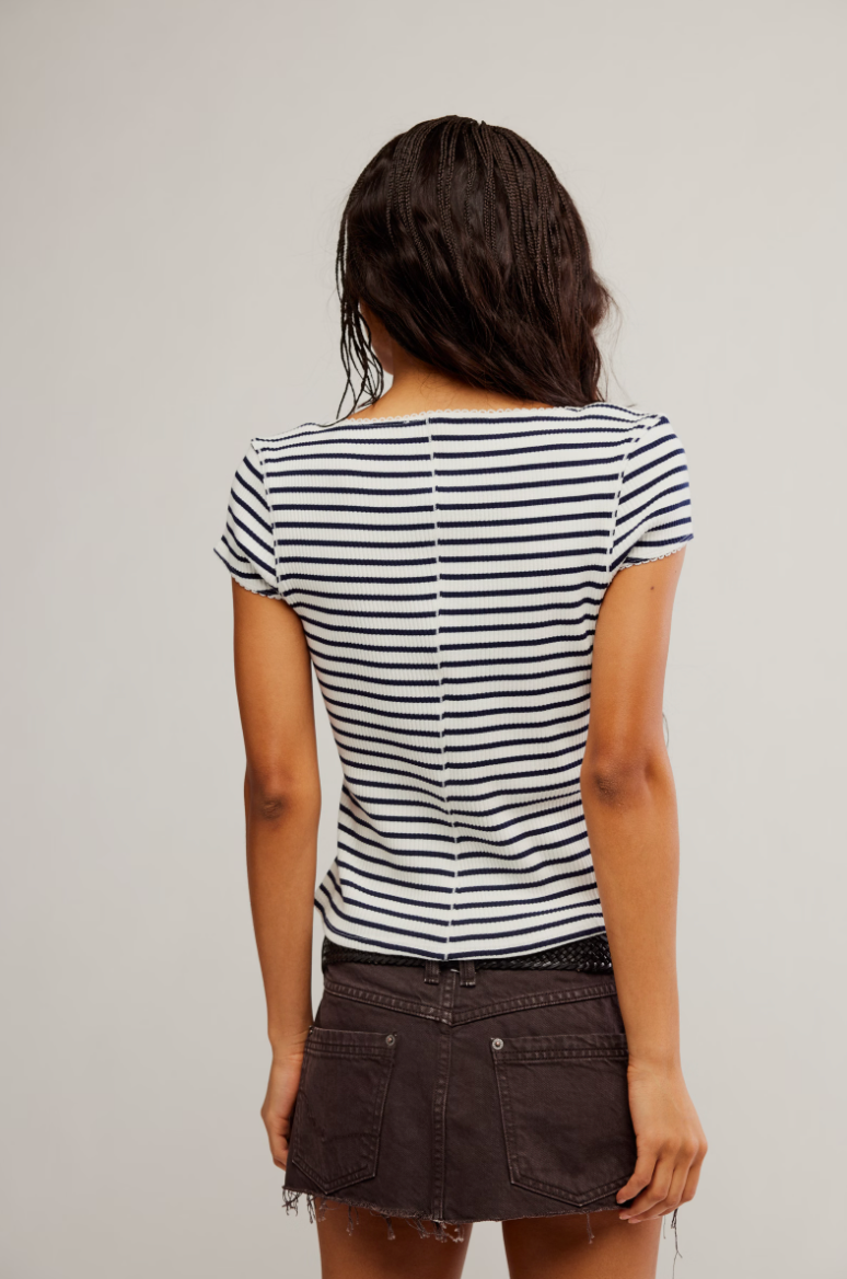Most Wanted Striped Cardi in Black &amp; White Stripe