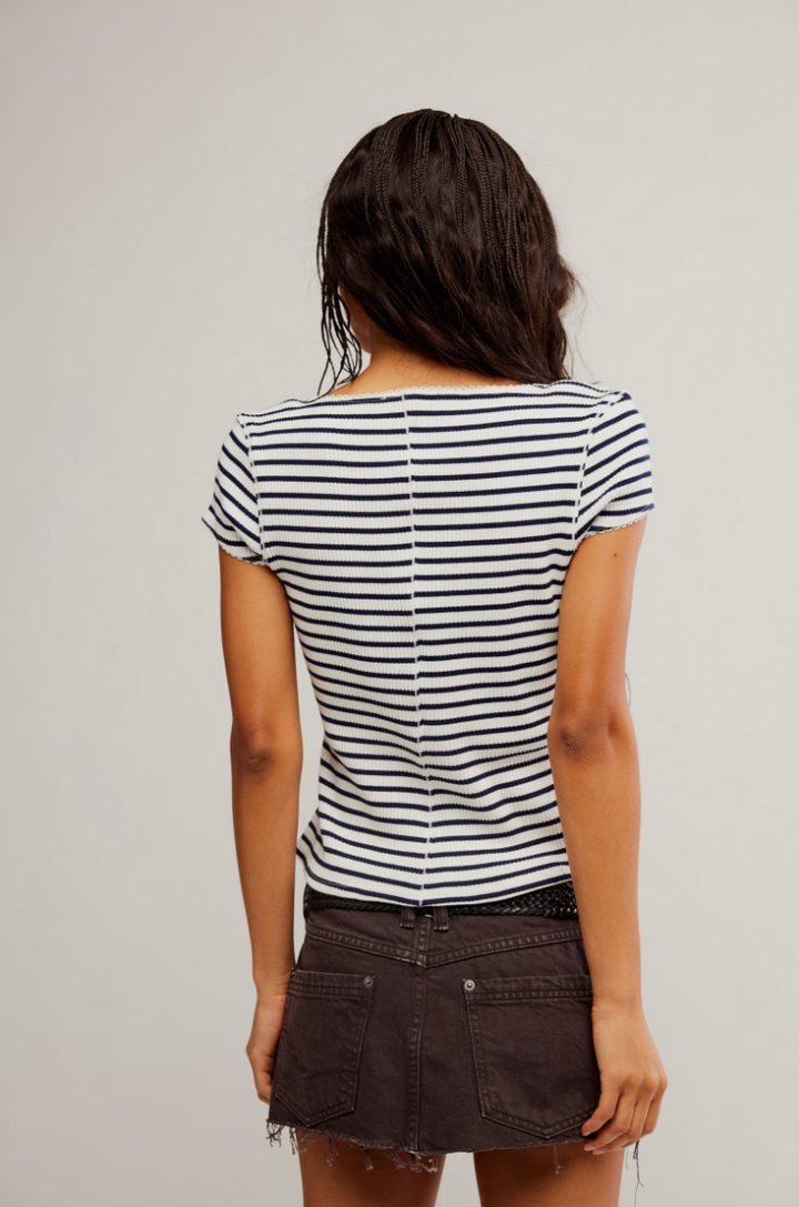 Most Wanted Striped Cardi in Black &amp; White Stripe