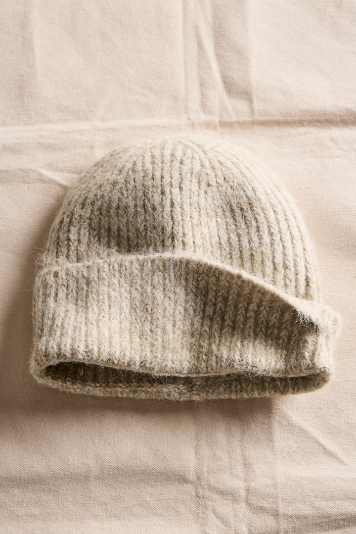 Frostline Beanie in Ivory