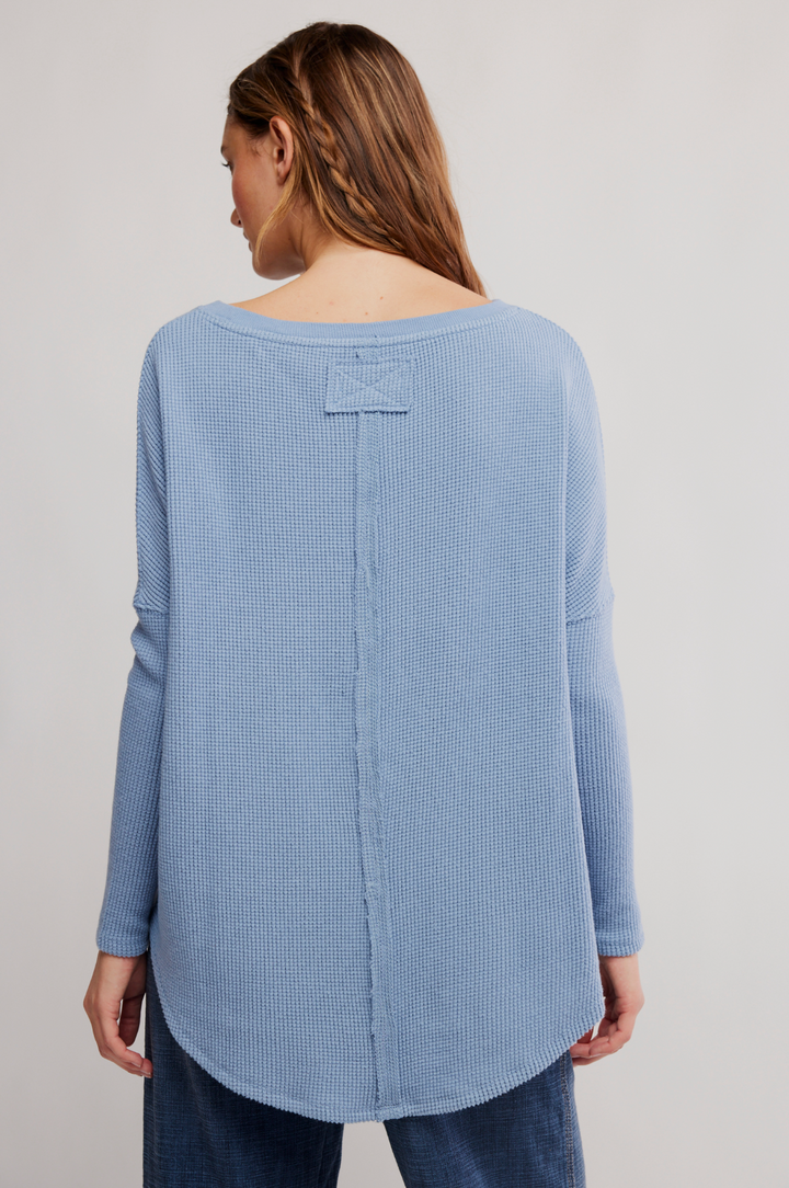 Latte Blues Thermal Solid in Autumn Sky