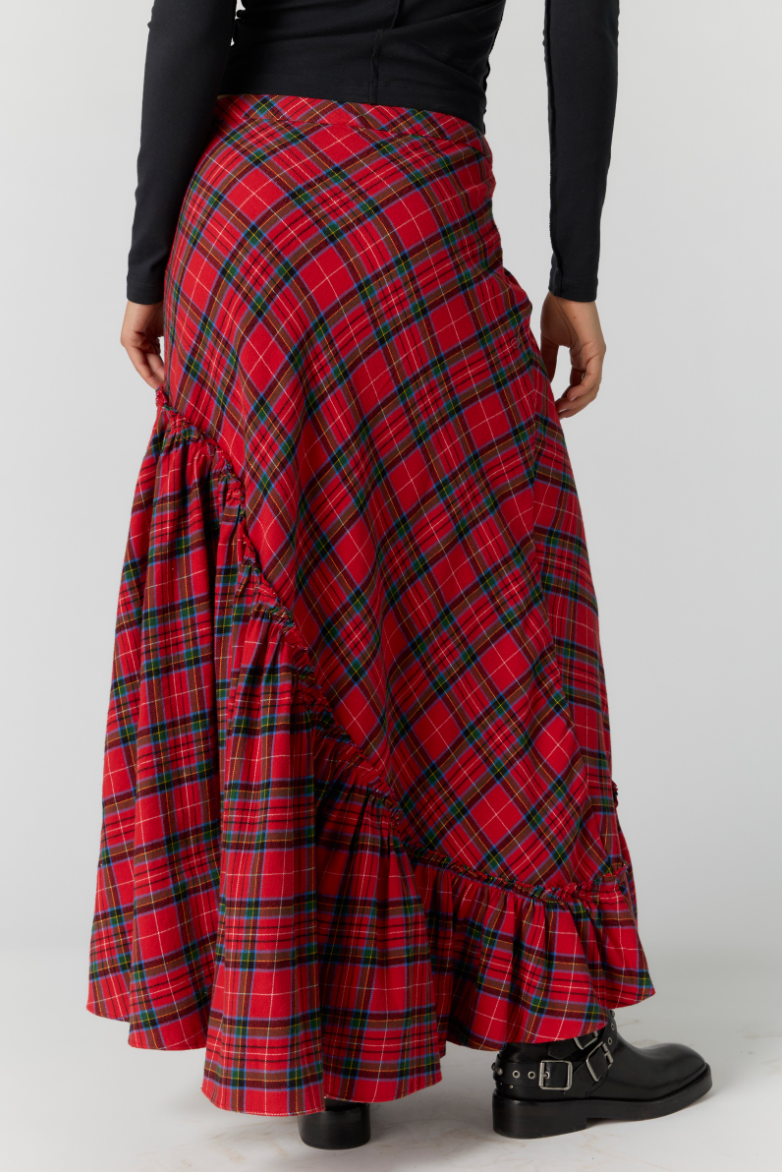 Emberwood Plaid Maxi