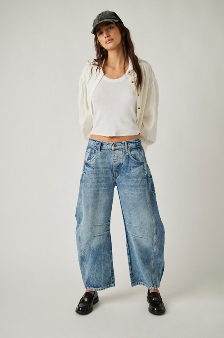 GOOD LUCK MID RISE BARREL