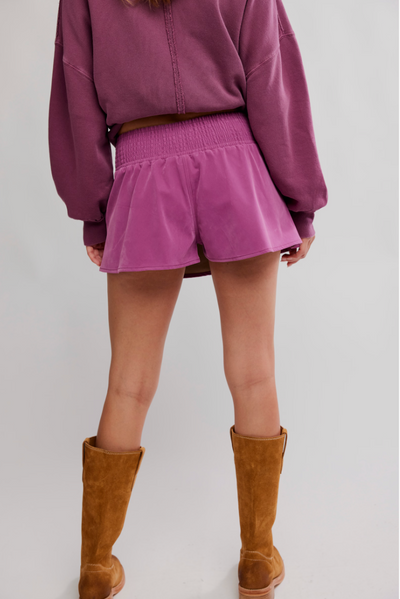 Paradise Found Suede Skort