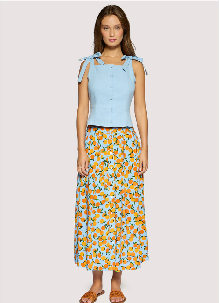 Coastal Voyage Sleeveless Top