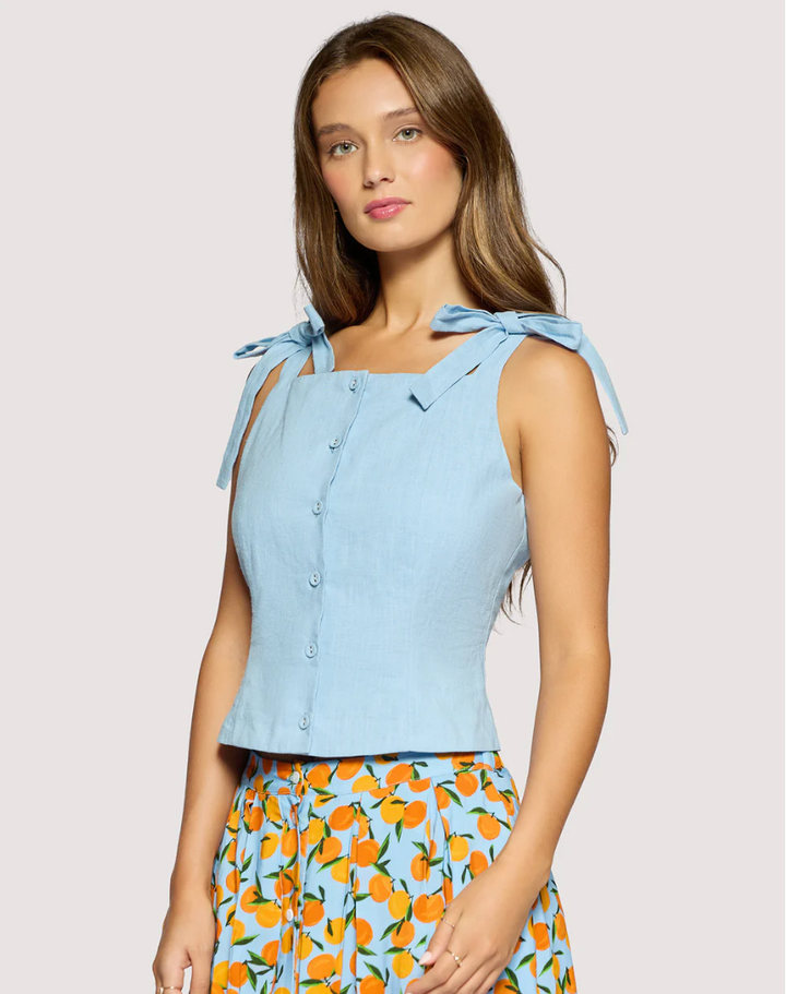 Coastal Voyage Sleeveless Top