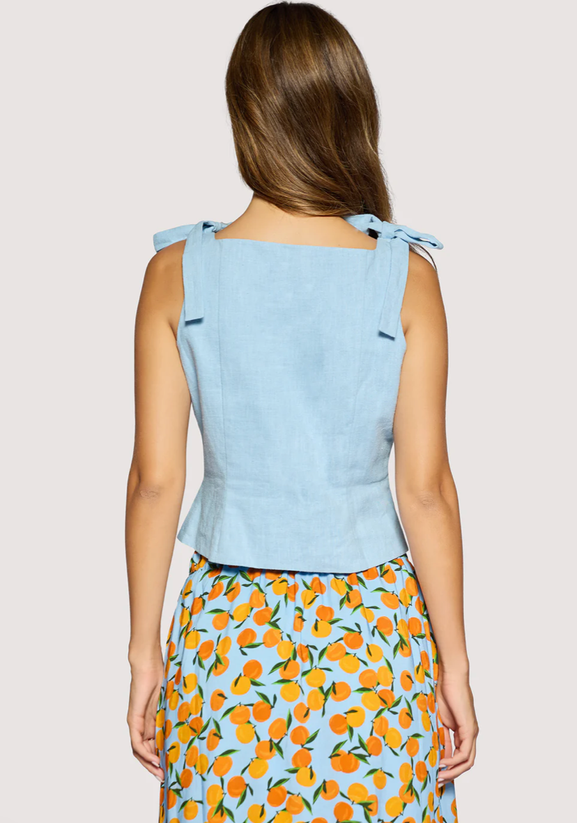 Coastal Voyage Sleeveless Top