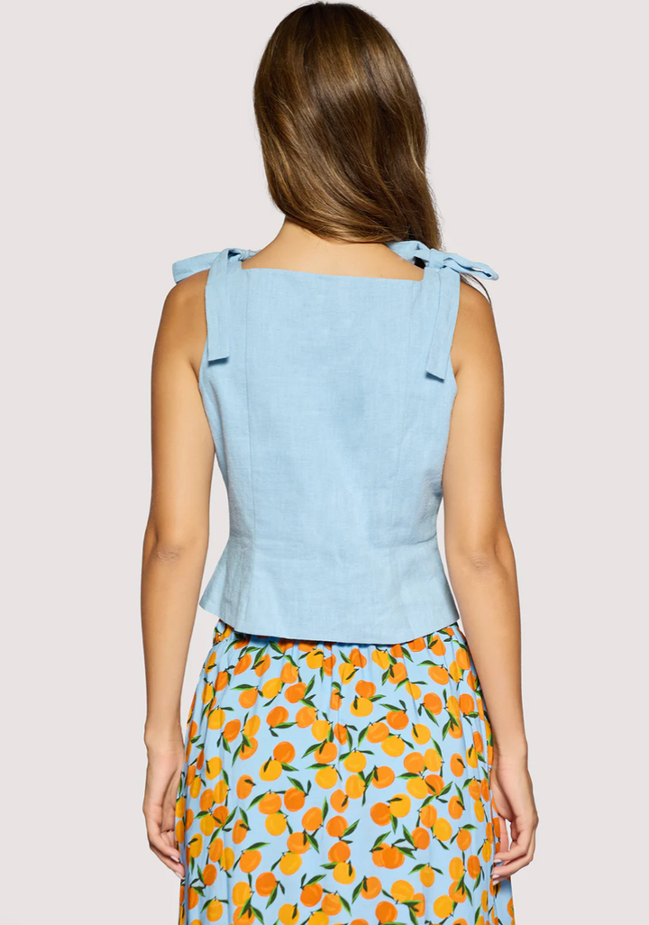 Coastal Voyage Sleeveless Top