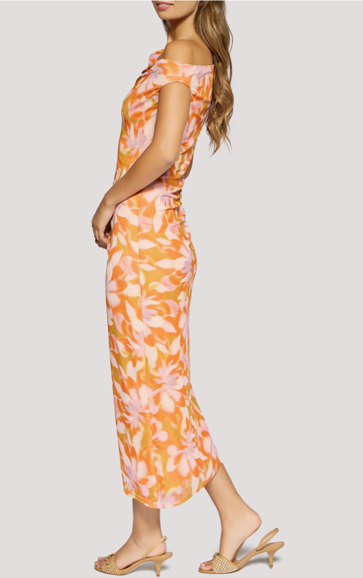 MYKONOS DREAM MIDI DRESS