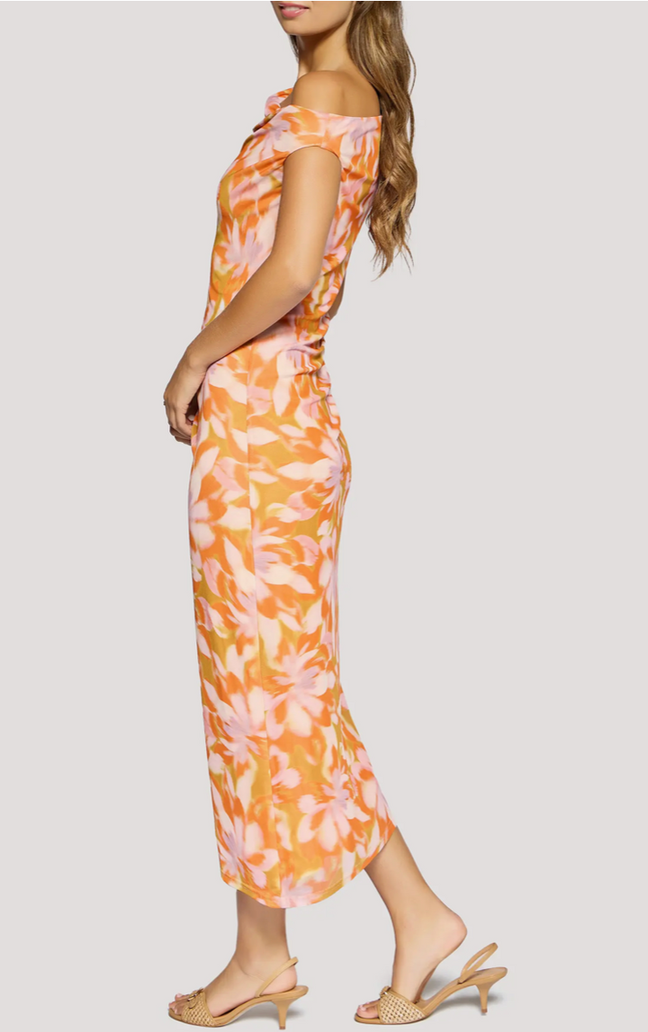 MYKONOS DREAM MIDI DRESS