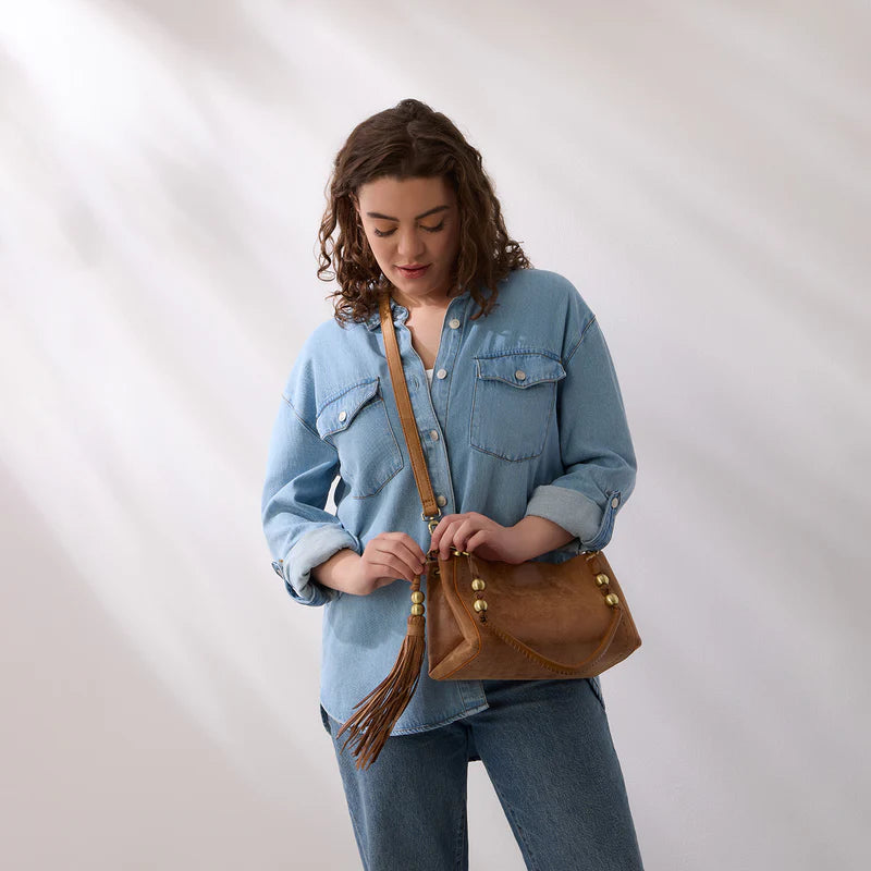 Seneca Shoulder Crossbody in Whiskey