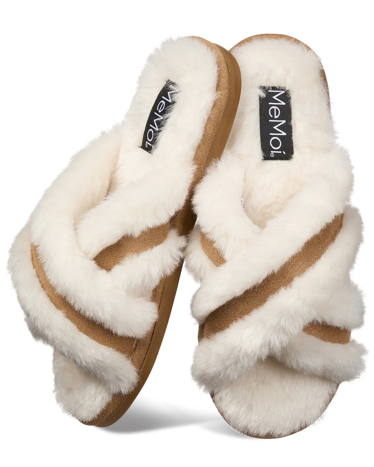 Women's "Serina" Plush Faux Fur Slippers