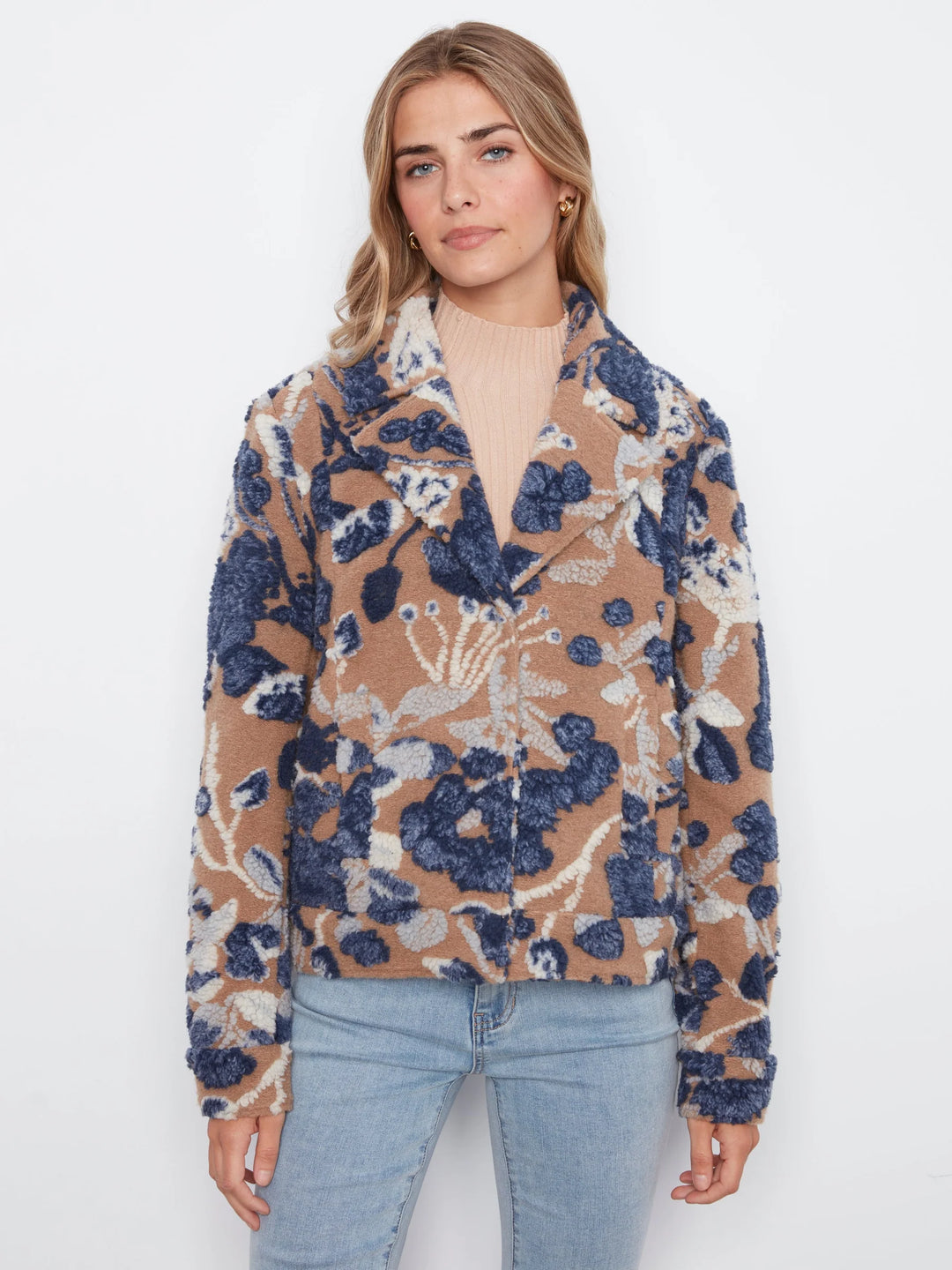 Sherpa Flocked Short Coat