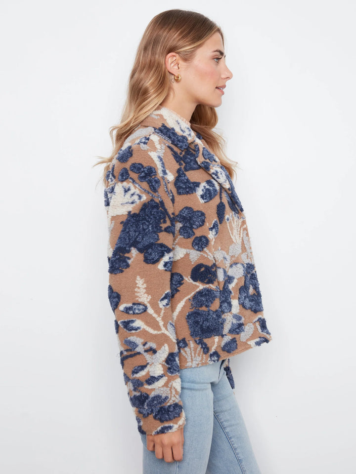Sherpa Flocked Short Coat