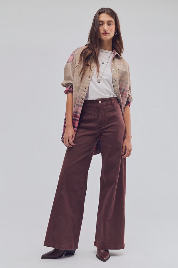 Libre Cord Wide Leg in Shopping Bag