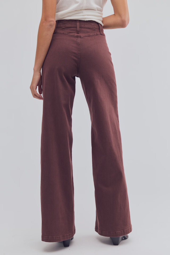 Libre Cord Wide Leg in Shopping Bag