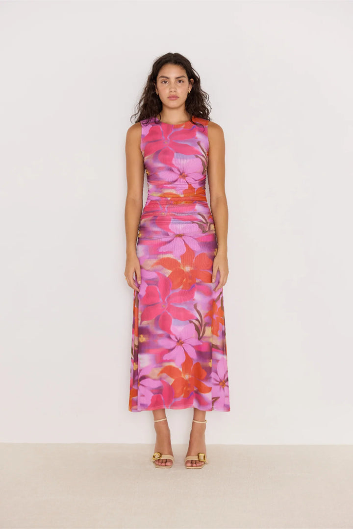 Sierra Mesh Midi Dress