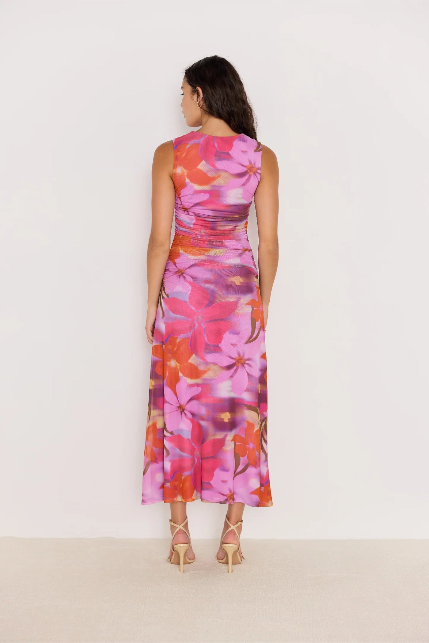 Sierra Mesh Midi Dress