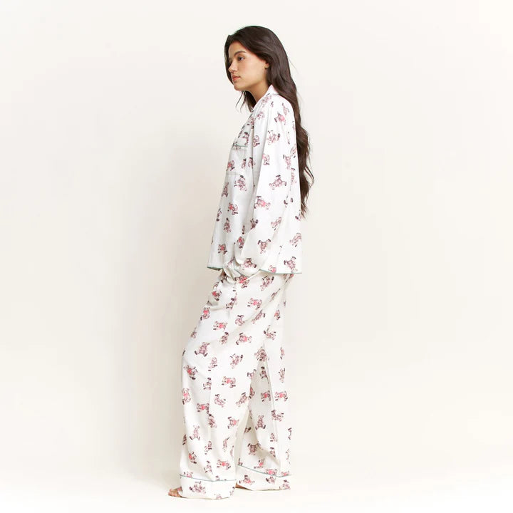 snooze mode long pj set