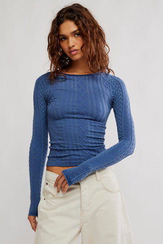 So Soft Seamless Modal Cable Longsleeve