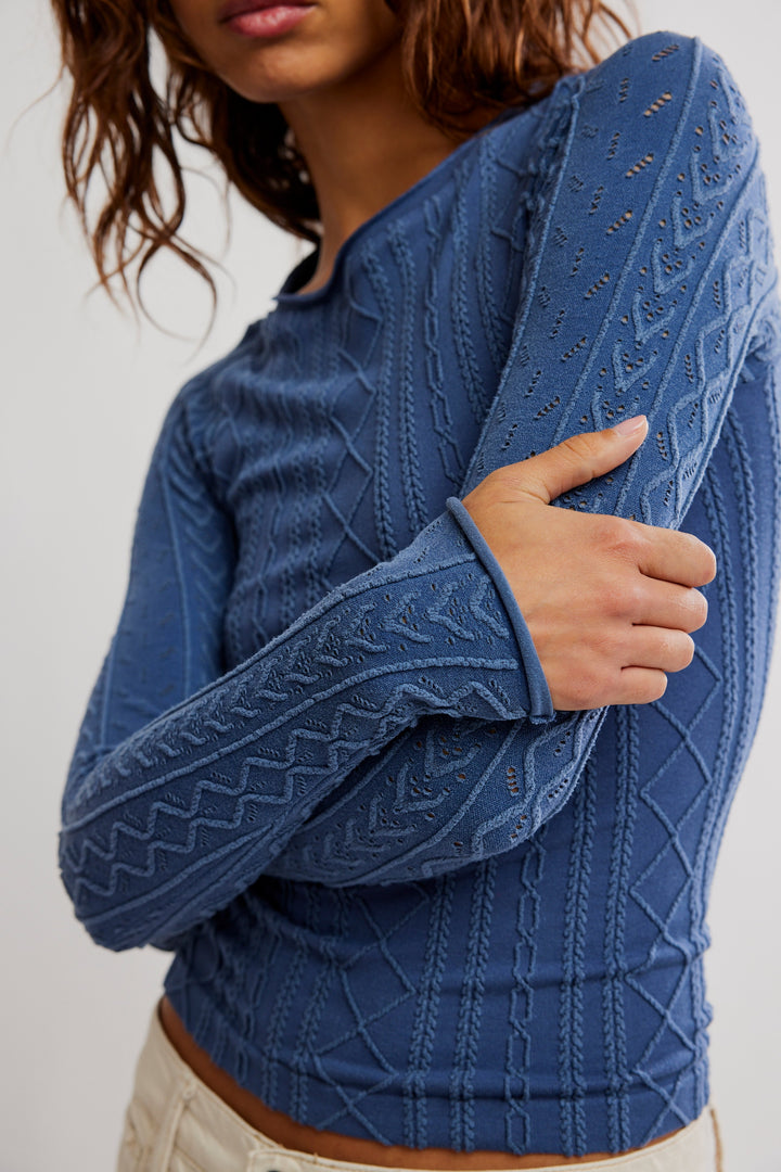 So Soft Seamless Modal Cable Longsleeve